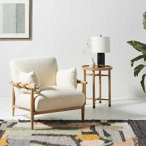 Modern All Weather <b>Outdoor</b> Furniture Garden Set Solid Teak Wood Sofa <b>Lounge</b> <b>Chair</b> - Product Image 4