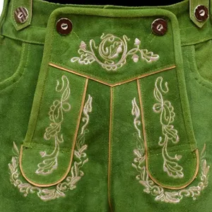 Latest Shorts Bavarian Lederhosen <b>Cheap</b> Price Quality Best <b>Light</b> Weight New Unique Design Shorts - Product Image 2