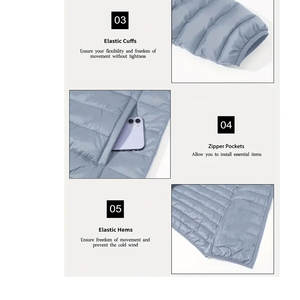 Meilleur prix Nouvelle arrivée Blousons à bulles Bonne qualité et veste ajustable pour homme Saison hivernale Vente chaude Blousons à bulles pour homme - Product Image 5