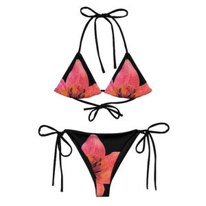 Conjunto de Bikini y Traje de Baño de Talla Regular para Mujer, Estilo Sexy, Fabricante Mayorista, Precio Razonable, Conjunto de Bikini con Sujetador y Ropa Interior - Product Image 1