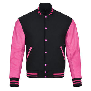 Classic Wear Varsity Vestes Respirant Col Ras Du Cou Logo Personnalisé Manches CollegeBaseballjacket pour hommes DDP Expédition - Product Image 3