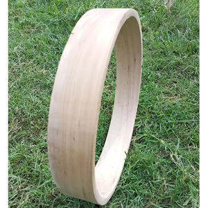 ห่วงกลองไม้ Willow Wood สำหรับกลองโบดราน ขนาด 8 นิ้ว โครงกลองไม้ ห่วงกลองไม้ เครื่องดนตรีระดับมืออาชีพ - Product Image 2