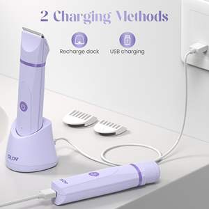 Depiladora Eléctrica Recargable para Mujer, Resistente al Agua, para Piernas, Axilas y Zona Púbica - Product Image 6