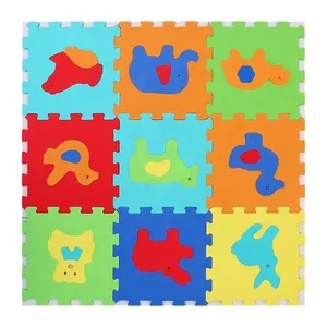 Honloy EVA matras Puzzle lantai, matras teka-teki Lembut 30x30cm ramah lingkungan untuk bayi