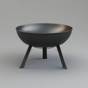 Foyer extérieur moderne haut de gamme en métal avec finition thermolaquée, design personnalisable pour maisons de luxe, combustion de bois haute performance - Product Image 4