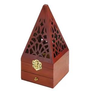 Nouveau design, brûleur à encens en bois arabe fait à la main en Inde, esthétique royale, décoration intérieure, brûleur à encens en bois Bukhoor - Product Image 2