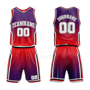 Conjuntos de Uniformes de Baloncesto Personalizados, Tallas Grandes, Transpirables, con Nombre y Número de Equipo Personalizados - Product Image 1