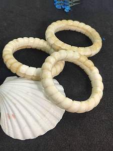 กำไลข้อมือทำมือจากกระดูกธรรมชาติ ยั่งยืน ดั้งเดิม สำหรับผู้หญิง - Product Image 3