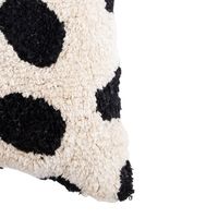 Coussin décoratif moderne en coton pur tissé à rayures florales, fait main, pour canapé, lit, salon, écologique – Grande Vente