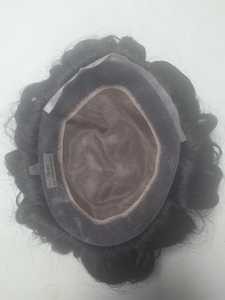 Autrichien Taz Hair Bangladesh Perruque de toupet de cheveux humains mono de qualité supérieure avec corps naturel et styles de vagues profondes Prothesis - Product Image 6