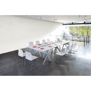 BIFMA 1500mm <b>Folding</b> Office <b>Table</b> Green Zizia - Product Image 6