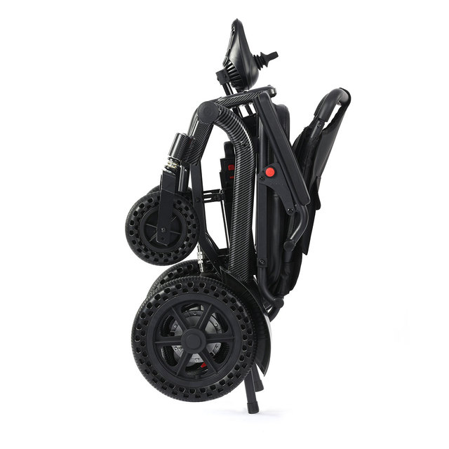 Cheapest Aluminum Lightweight Foldable Power Electric Wheelchair for Disabled Folding Ultra Light Portable Lithium Battery