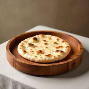 Assiette à chapati en bois d'acacia naturel, écologique, faite à la main, plat à roti, durable, personnalisable, vaisselle de mariage, vaisselle de table, service de table - Product Image 4
