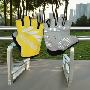 Guantes de Ciclismo Personalizados de Medio Dedo, Cómodos, Transpirables, Antideslizantes, con Logotipo Sublimado - Product Image 4