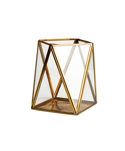 Metal Decorative Golden Plated Geometric <b>Tealight</b> <b>Candle</b> Holder Set for Christmas Decoration Lighting - Product Image 5