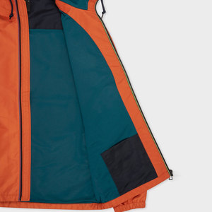 Polyester Nylon Mode À Capuche Extérieur Coque Rigide Léger Respirant Coupe-Vent Pluie Veste Imperméable - Product Image 4