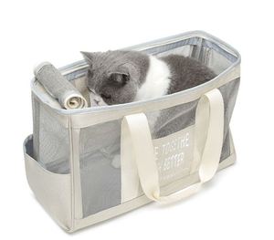 กระเป๋าสะพายไหล่สำหรับสัตว์เลี้ยงใหม่ระบายอากาศได้ดีพกพาได้ความจุมากแฟชั่นสำหรับสัตว์เลี้ยง - Product Image 3