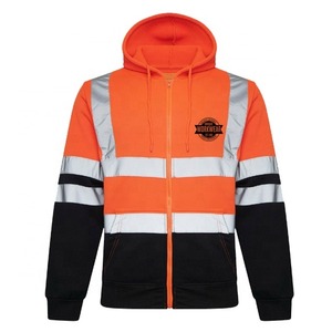 Sudadera de Manga Larga de Poliéster para Hombre, de Alta Visibilidad, Reflectante, Transpirable, Cómoda, Protectora, con Bolsillos, Certificación CE, Ropa de Trabajo - Product Image 5