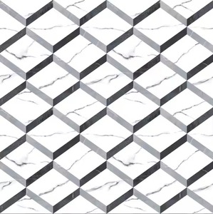 กระเบื้องเซรามิคเคลือบด้านหลากสีขนาด400x400มม. กระเบื้องปูพื้นและติดผนังขนาด40x40ซม. ภายในสวนแบบ3D - Product Image 3