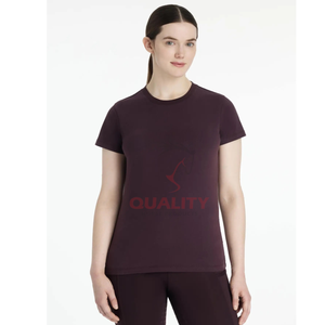 Top de equitación para mujer camisa ecuestre transpirable que absorbe la humedad secado rápido estiramiento bajo precio tops de equitación - Product Image 1