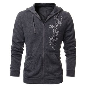 Sweat à capuche graphique personnalisé pour hommes surdimensionné de haute qualité 100% coton sweats brodés ourlet côtelé épaule tombante avant Logo numérique - Product Image 3