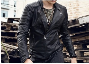 Vestes en cuir de moto personnalisées en cuir véritable pour hommes, de conception OEM - Product Image 4