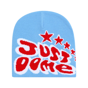 Gorro de Punto Acrílico de Alta Calidad con Diseño Jacquard de Letras, Gorro de Invierno Suave y Cálido para Hombres, Mujeres, Unisex - Product Image 6