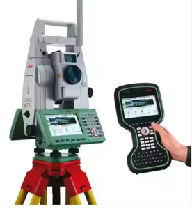 Station totale robotisée pour l'arpentage, Théodolite électronique avec tablette de contrôle pour la cartographie de chantier - Product Image 1