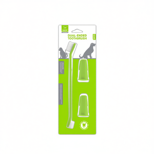 3 brosses à dents 2-en-1 pour chien, produit de toilettage pour animaux de compagnie - Product Image 3