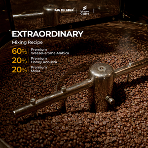 HUONG CHON granos de café tostados de plata 250 g/bolsa, café de comadreja de primera calidad con aroma exquisito y variedad de sabores hecho en Vietnam - Product Image 6