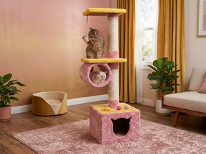 Amistar CatStar Ascent de Alta Calidad con Túnel para Gatos, Duradero, 4 Niveles o Más - Product Image 3