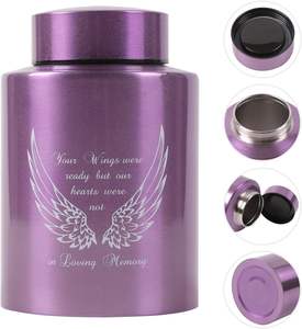 Urnes moyennes en acier inoxydable pour cendres humaines Urnes moyennes pour cendres Urnes de crémation pour adultes, hommes, femmes Taille personnalisée - Product Image 2