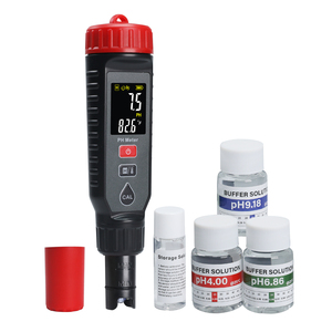 Medidor de pH de Alta Calidad con Medición de Temperatura, Pantalla Digital a Color, Sensor Reemplazable, Calibración de 3 Puntos, Retroiluminación y Alarma - Product Image 1