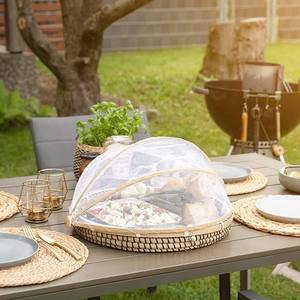 Bandeja de protección de alimentos naturales con cubierta de red, círculo redondo, personalizable, tamaños y logotipo, hecho en Vietnam - Product Image 6