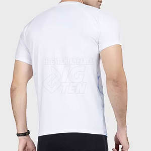 T-shirt pour homme à sublimation personnalisée, vêtement décontracté, manches courtes, respirant, léger, imprimé pour un style estival - Product Image 2