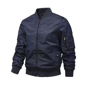 Blouson d'aviateur personnalisé Blouson d'aviateur en cuir OEM en cuir pour hommes vente de gros Blouson d'aviateur de baseball d'hiver personnalisé - Product Image 6