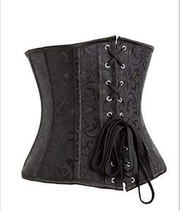 Corset en cuir véritable de qualité supérieure parfait pour l'entraînement à la taille et le style végétalien Edgy Chic et élégance intemporelle sans cruauté - Product Image 2