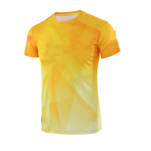 Camiseta con estampado de sublimación para ropa de gimnasio, camiseta de playa de verano con estampado personalizado, camisetas de sublimación, ropa informal OEM - Product Image 4