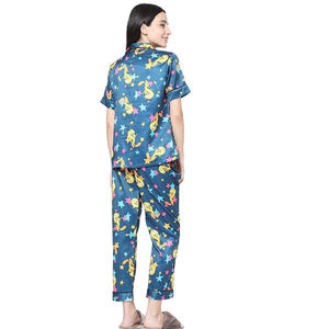 Most Demanding Hot Sale Women's <b>Thermal</b> Sleepwear Suits Competitive Price Adults Girls Elastic Waist T Shirts <b>Pajama</b> Sets - Product Image 6