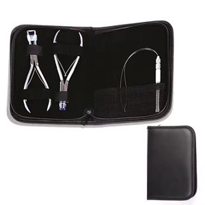 Kit d'outils de qualité professionnelle pour extensions capillaires, pour l'application et le collage de cheveux naturels, accessoires et équipement professionnel - Product Image 2