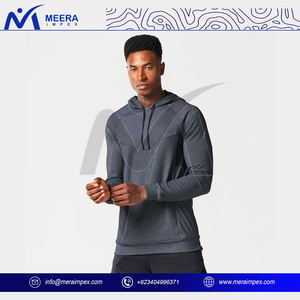 Ultimate Performance <b>Gym</b> <b>Hoodie</b> Breathable Moisture-Wicking Lightweight Athletic Wear Embroidered Running for Men Summer ODM - Product Image 2