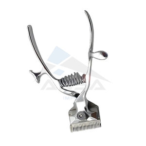 Cortapelos profesional para caballos, Kit de aseo para animales, cortapelos de mano de baja vibración humana con cuchillas eléctricas de acero inoxidable silenciosas - Product Image 5