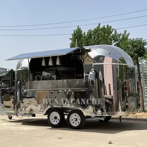 Custom Outdoor Street Concession Catering Trailer Mobile Coffee Taco Burger Car Remorque Food Truck Fully Equippe