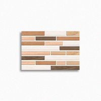 Carreaux muraux en céramique modernes à motifs rayés 20 x 30 cm, surface lisse, finition brillante, imitation brique, pour cuisine et salle de bain, bandes imprimées en 3D