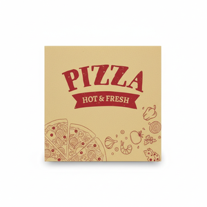 Boîte à pizza en kraft écologique, emballage alimentaire recyclable et biodégradable pour les restaurants et les pizzerias - Product Image 1