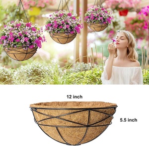 Nouveaux jardinières Vintage suspendues pour la décoration intérieure jardinière extérieure et intérieure compacte jardin rond Vase de jardin Design classique - Product Image 6