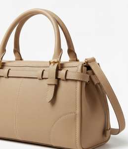 Sac à bandoulière minimaliste pour femme en cuir PU, design léger avec plusieurs poches zippées - Product Image 3
