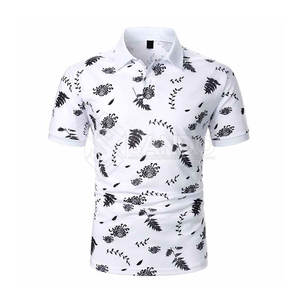 Camisetas Polo de golf con sublimación impresa con logotipo personalizado Camisetas Polo de golf con sublimación con estilo El mejor material al por mayor - Product Image 1