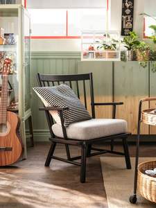 <b>Modern</b> Scandinavian Design Windsor Lounge <b>Chair</b> for <b>Living</b> <b>Room</b> - Product Image 4