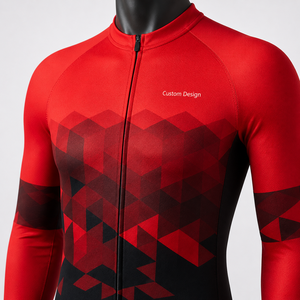 Maillots de cyclisme personnalisés à séchage rapide avec impression par sublimation, unisexes, avec votre propre logo imprimé directement sur du nylon/spandex/polyester - Product Image 2